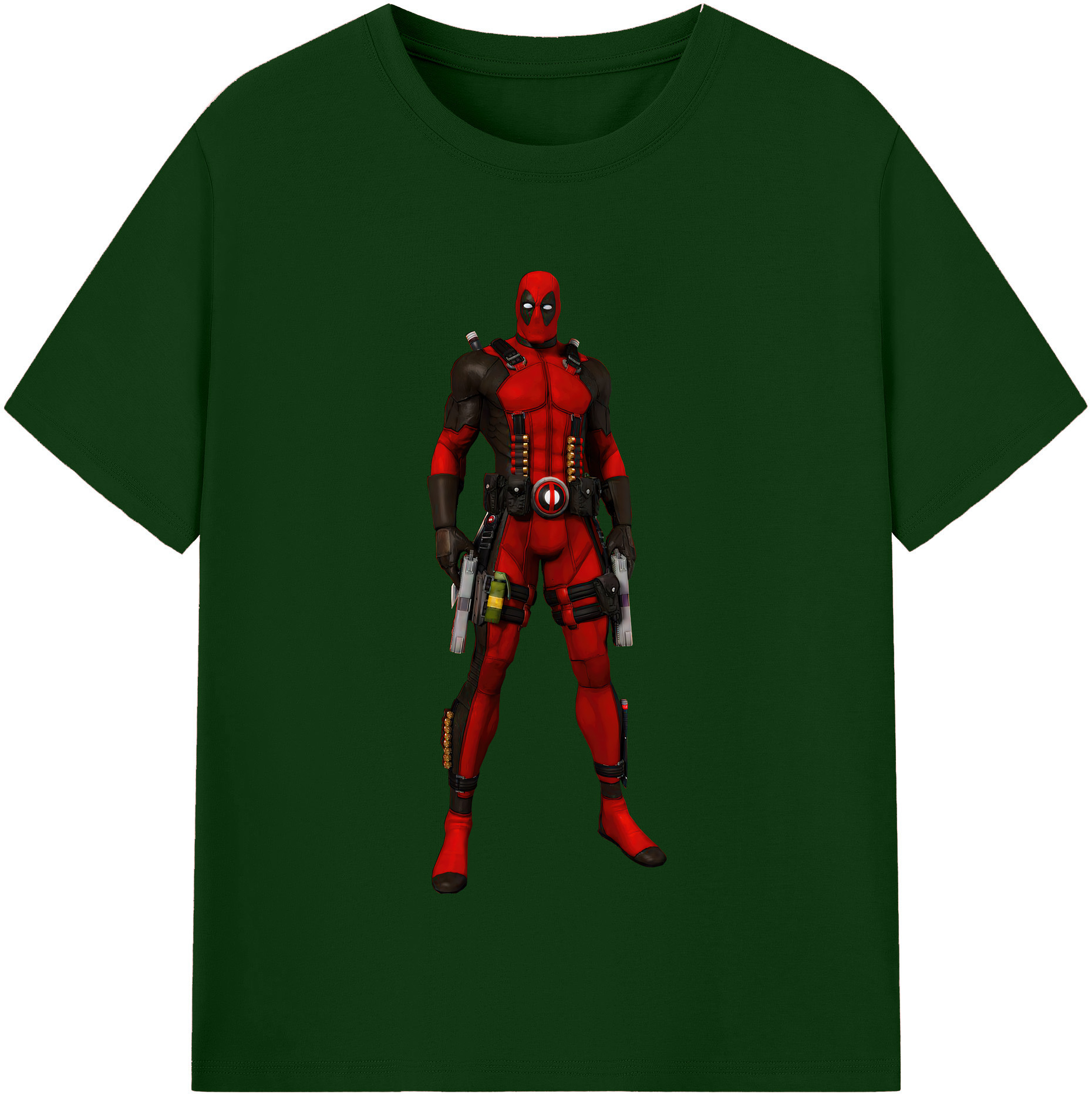 （画像用） Deadpool デッドプール 綿100％半袖Tシャツ（フロントプリント）